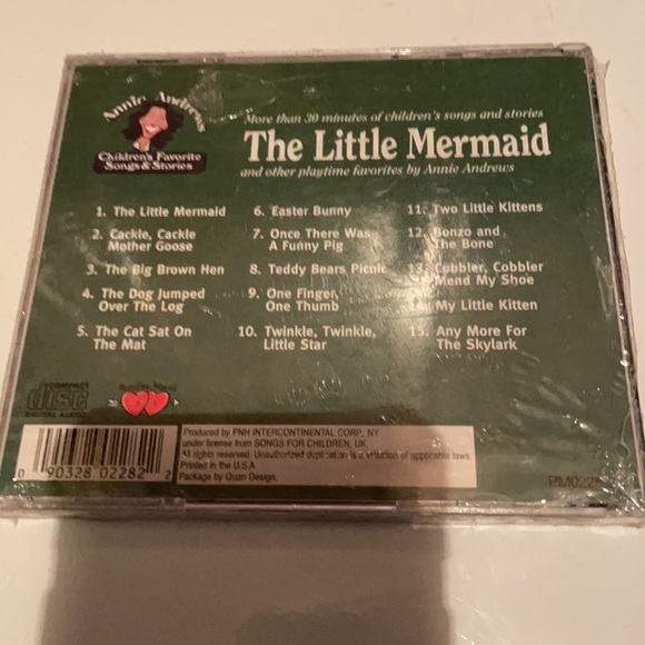 Bundle 3 new children’s audio CDs The little mermaid Singing Animal Parade - Picture 4 of 12